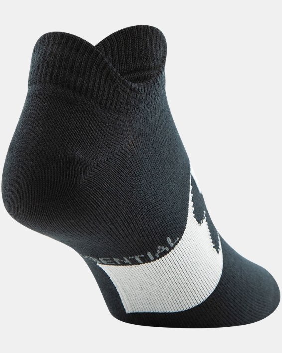 Women's UA Essential No Show – 6-Pack Socks, Black, pdpMainDesktop image number 9